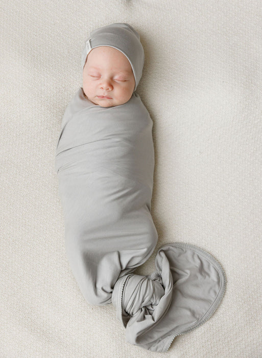Ely's & Co. Modal Swaddle & Beanie Set in Gift Box