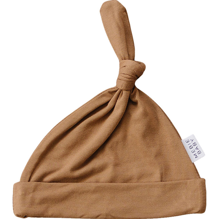 Mebie Baby Mustard Bamboo Newborn Knot Hat