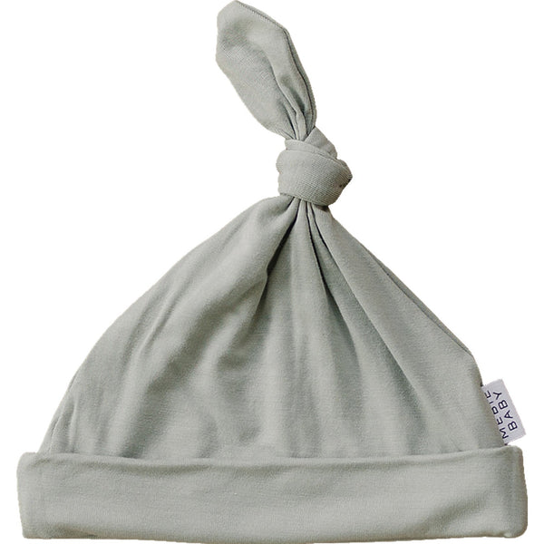 Mebie Baby Sage Bamboo Newborn Knot Hat