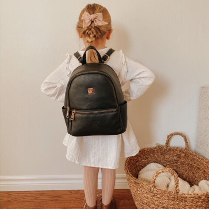 Sleepy Panda Vegan Leather Mini Backpack