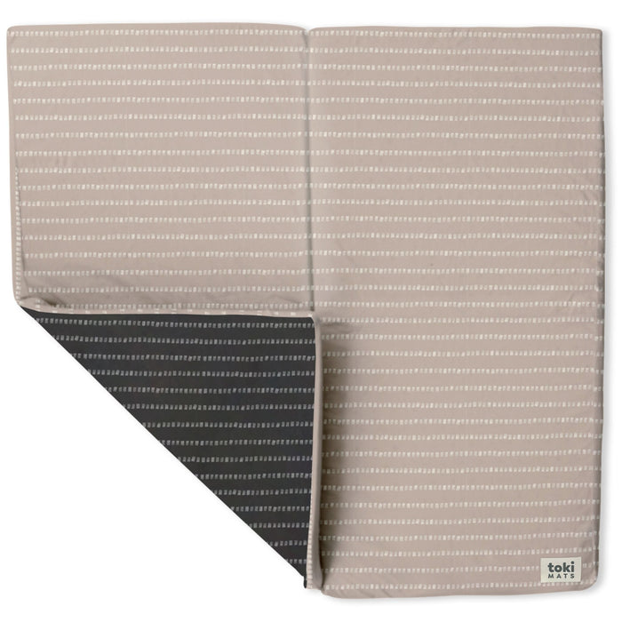 Toki Mats Stripe in Light Grey Mat