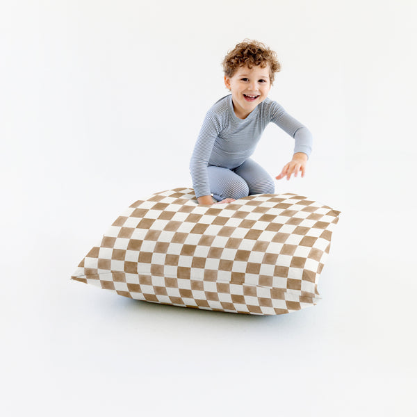 Toki Mats Checker Toffee Bean Bag