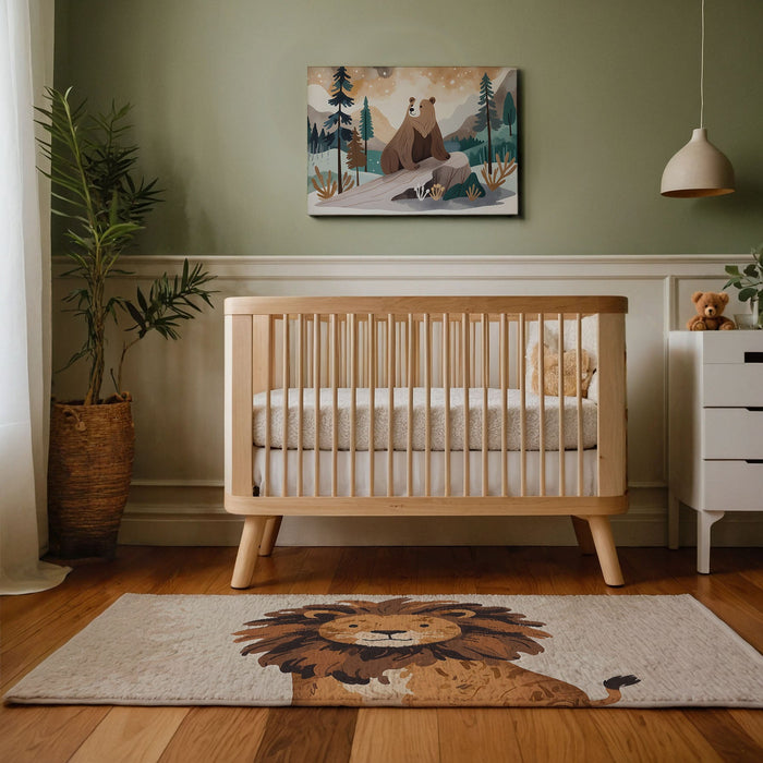 TeepeeJoy Kids and Nursery Lion Rug - Majestic Mane