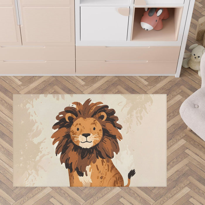 TeepeeJoy Kids and Nursery Lion Rug - Majestic Mane