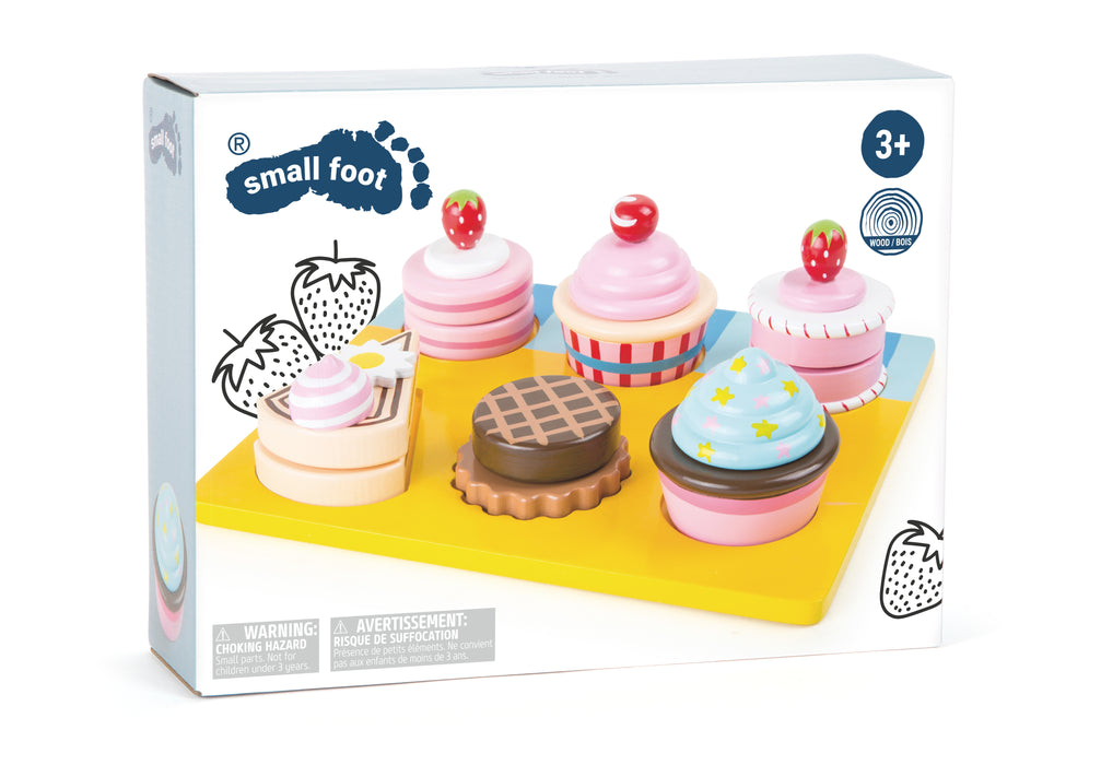 Small Foot Cupcakes And Cakes Cutting Set