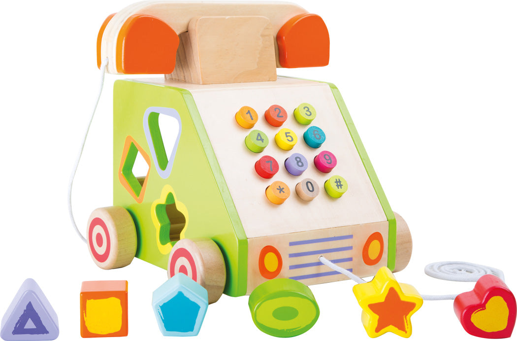 Small Foot Telephone Shape Sorter