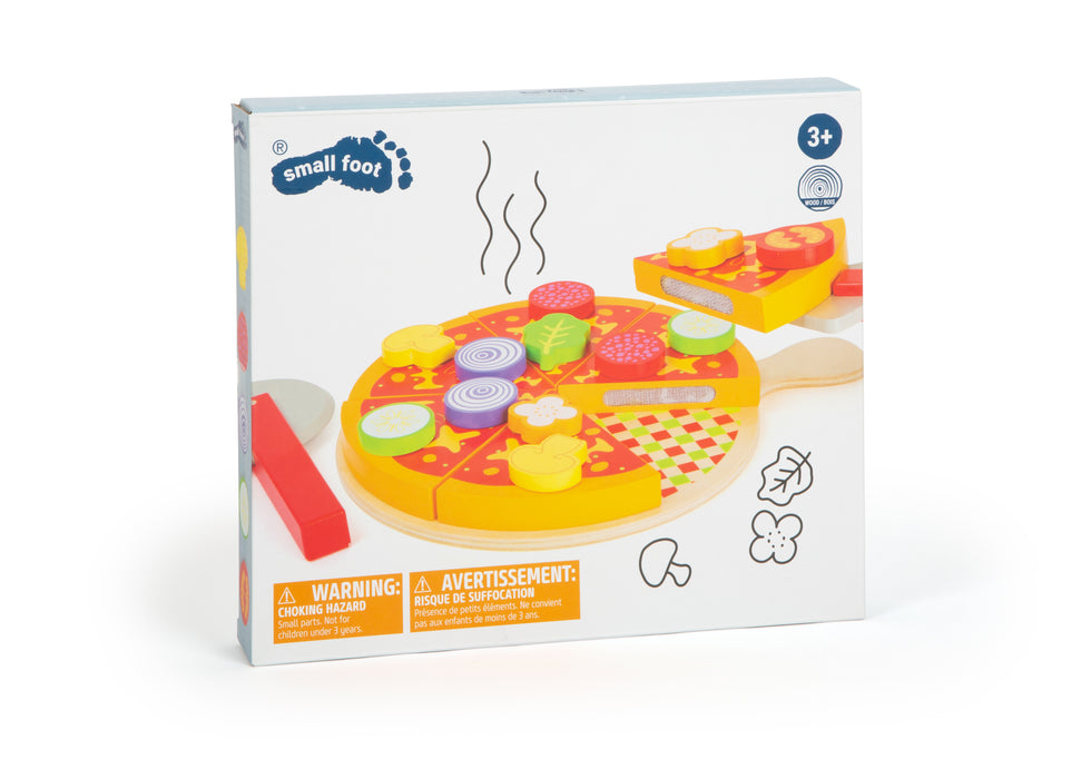 Small Foot Cuttable Pizza Playset