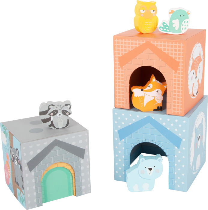 Small Foot Pastel Animals Stacking Tower