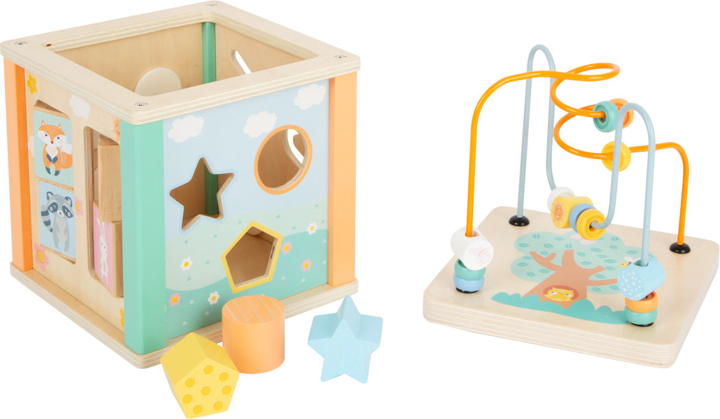 Small Foot Pastel Activity Cube