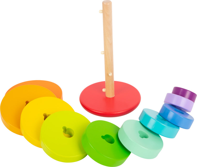 Small Foot Rainbow Stacking Tower