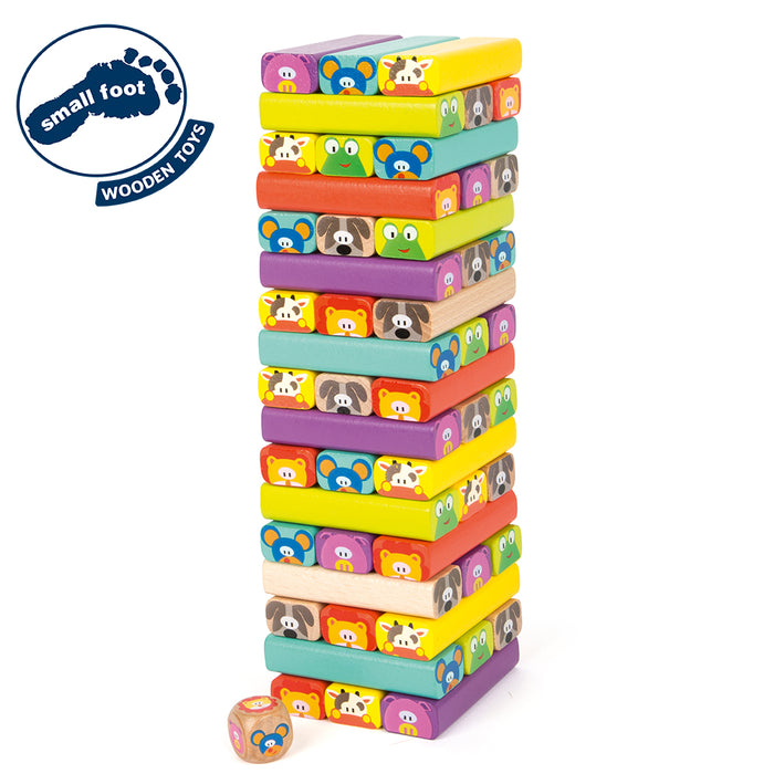 Small Foot Wobbling Tower Game