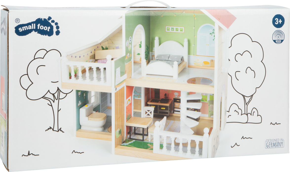 Small Foot Dollhouse with roof terrace