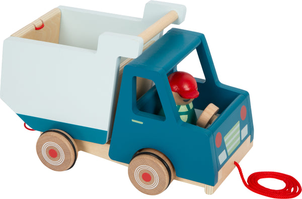 Small Foot Pull-Along Dump Truck Playset