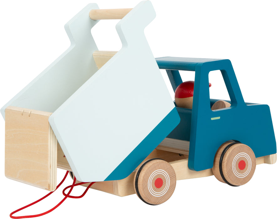 Small Foot Pull-Along Dump Truck Playset