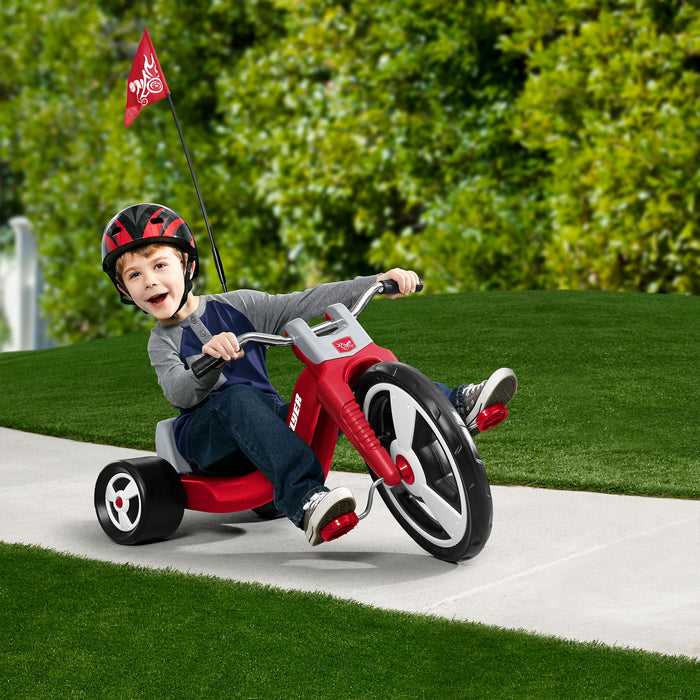 Radio Flyer Big Flyer Sport with Large Front Wheel and Adjustable Seat, Red