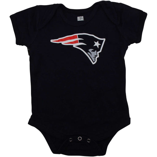 NFL New England Patriots Team Logo Short Sleeve Bodysuit