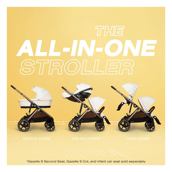 Cybex Gazelle S All-in-One Toddler and Baby Stroller