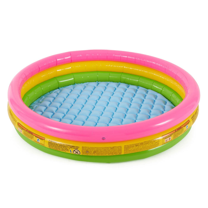 Intex 58" x 13" Inflatable Sunset Glow Backyard Kids Vinyl Splash Pool, 6 Pack