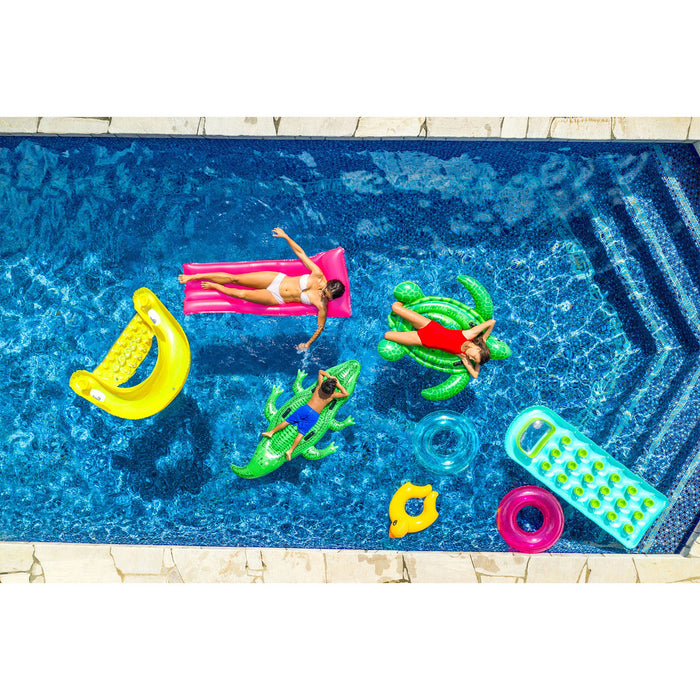 Intex 58859EP Sit N Float U-Seat Inflatable Pool Float Lounger (Colors May Vary)