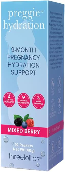 Three Lollies Preggie Hydration Sticks