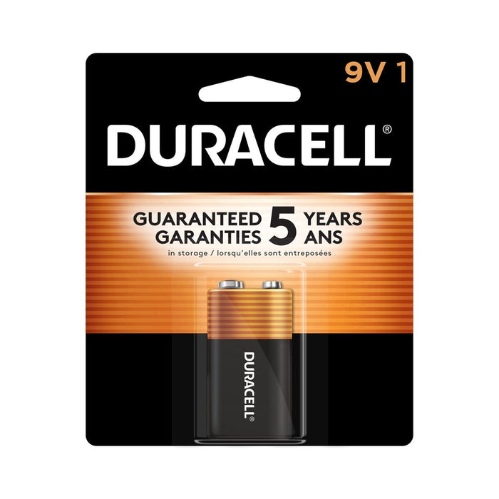 Duracell Coppertop 9V Battery, Carded 1 Pk