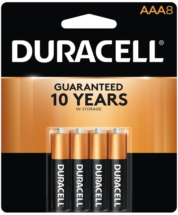 Duracell Coppertop Aaa Battery, Carded 8 Pk