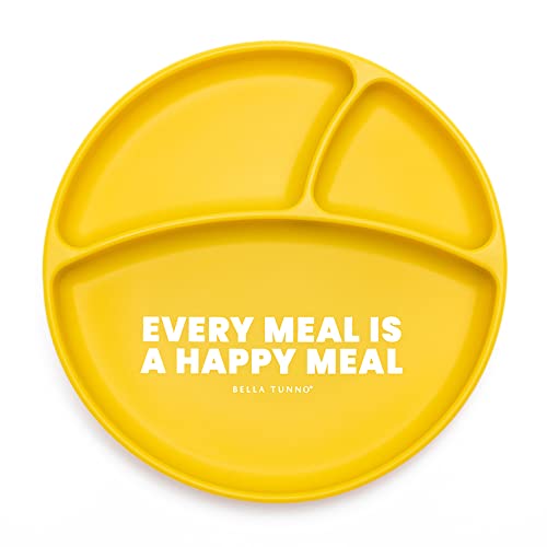 Bella Tunno Wonder Plate - Silicone Suction Plates for Baby and Toddler Plates, Happy Meal