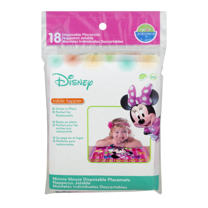 Disney Minnie Mouse Clubhouse Table Topper Disposable Stick-On Placemats
