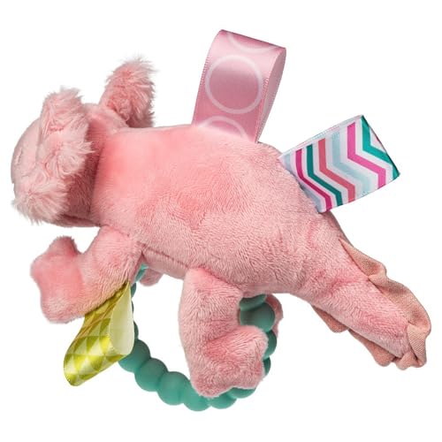 Mary Meyer Lizzy Axolotl Teether Rattle Pink
