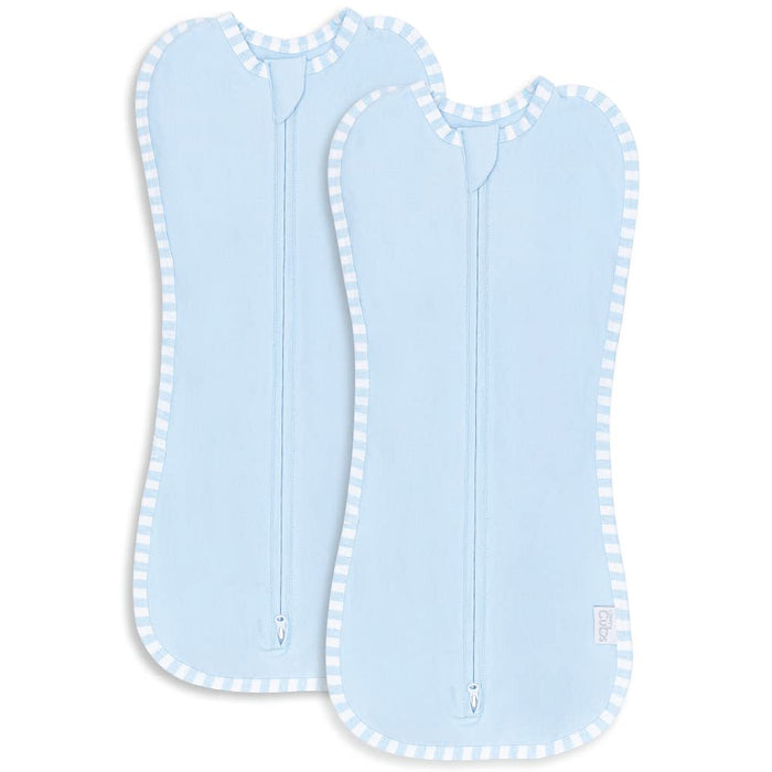Comfy Cubs Easy Zipper Swaddle Blankets - Blue