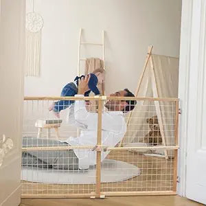 Toddleroo 50" Wide Extra Wide Wire Mesh Baby Gate
