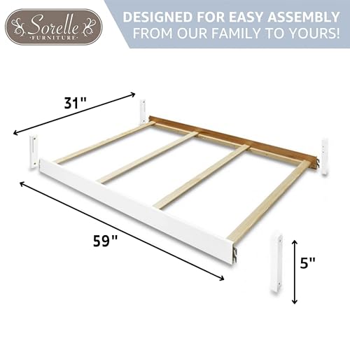 Sorelle Furniture Full Size Adult Bed Rails