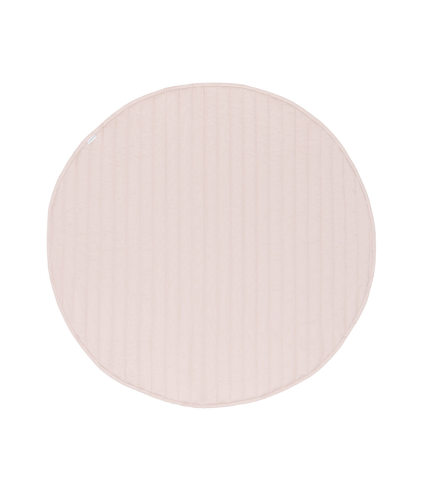 Toddlekind Quilted Cotton Reversible Playmats | Stripes - Blush