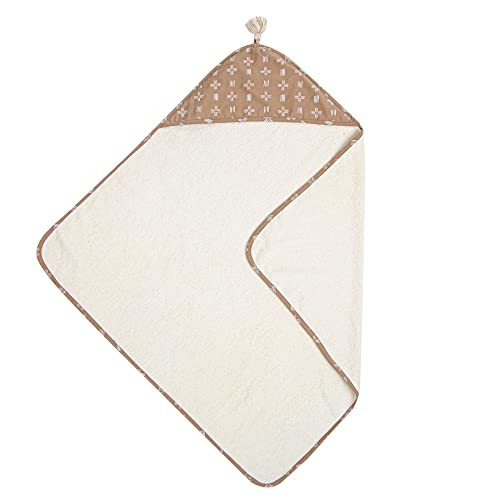 Crane Baby Baby Hooded Towel Cream and Beige