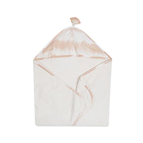 Crane Baby Hooded Towel Cream and Pink
