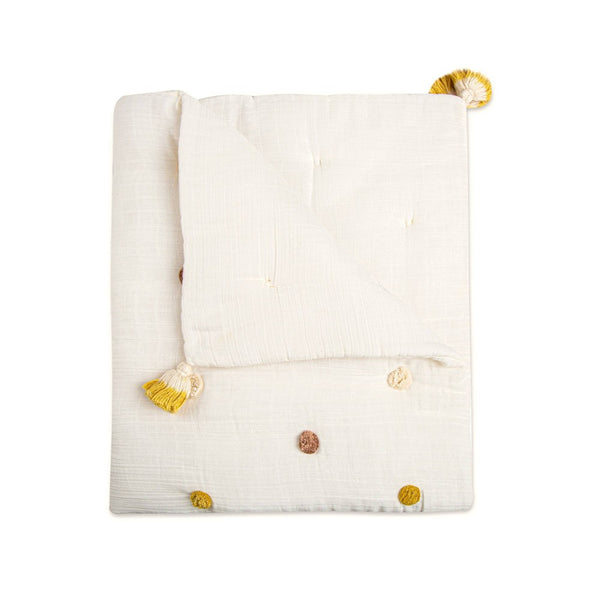 Crane Baby Kendi Pom Pom Blanket