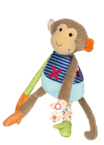 sigikid Patchwork Monkey Plush Toy