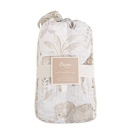 Crane Baby Soft Muslin Swaddle 2 Count