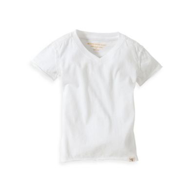 Burt's Bees Baby Solid Short Sleeve Reverse Seam V-Neck Tee