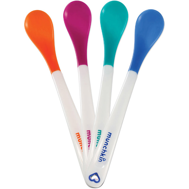 Munchkin® White Hot™ Safety Infant Spoons, 4 Pack