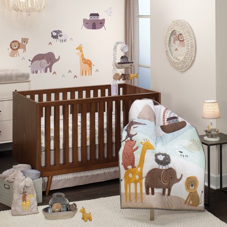 Lambs Ivy Baby Noah 3 Piece Animals Ark Baby Crib Bedding Set buybuy BABY