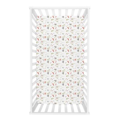 Trend Lab Winter Woods Deluxe Flannel Fitted Crib Sheet