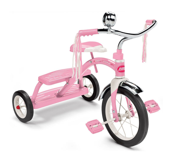 Radio Flyer Classic Dual Deck Tricycle, Pink (Open Box)