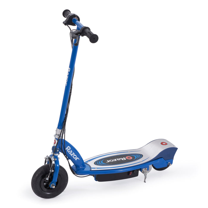 Razor E100 Kids Ride On 24V Motorized Powered Electric Kick Scooter Toy, Blue