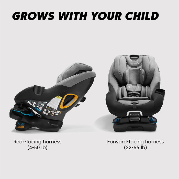 Baby Jogger City Turn™ Rotating Convertible Car Seat Greige
