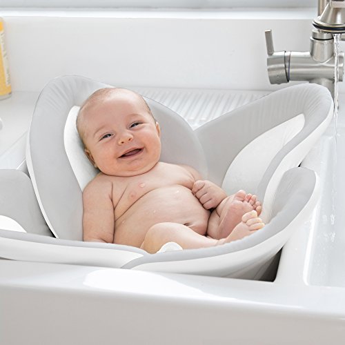 Blooming Baby Bath Seat Lotus Grey/Yellow