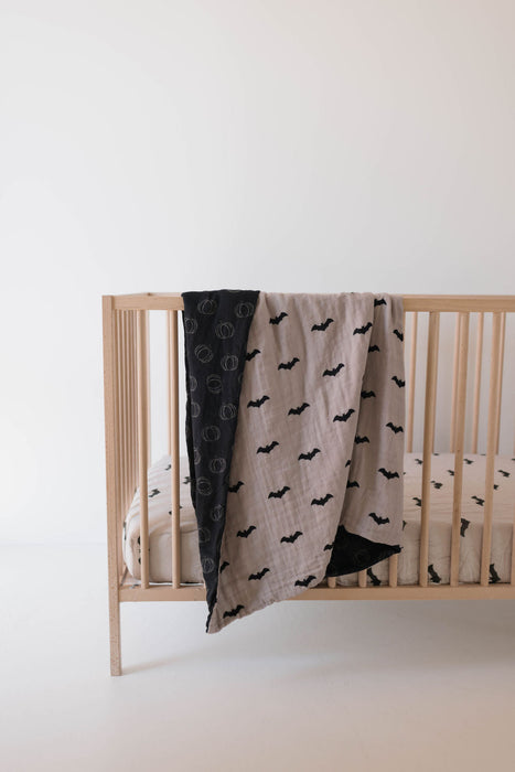 forever french baby Muslin Quilt | It's Bats!