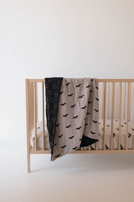 forever french baby Muslin Quilt | It's Bats!