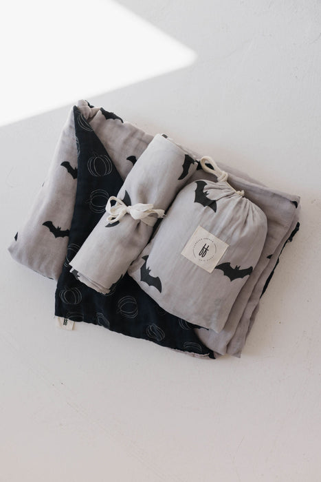 forever french baby Muslin Quilt | It's Bats!