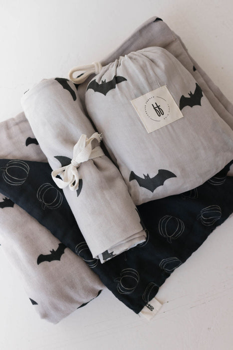 forever french baby Muslin Quilt | It's Bats!